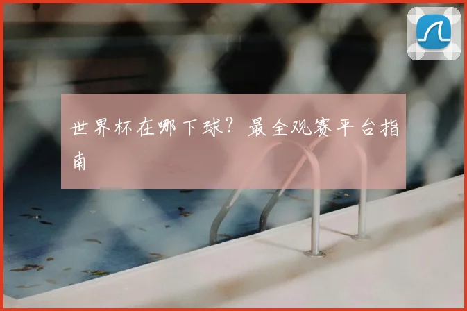 世界杯在哪下球？最全观赛平台指南